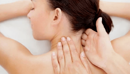Treatment of cervical osteochondosis with massage
