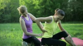 Back pain can be caused by osteochondosis